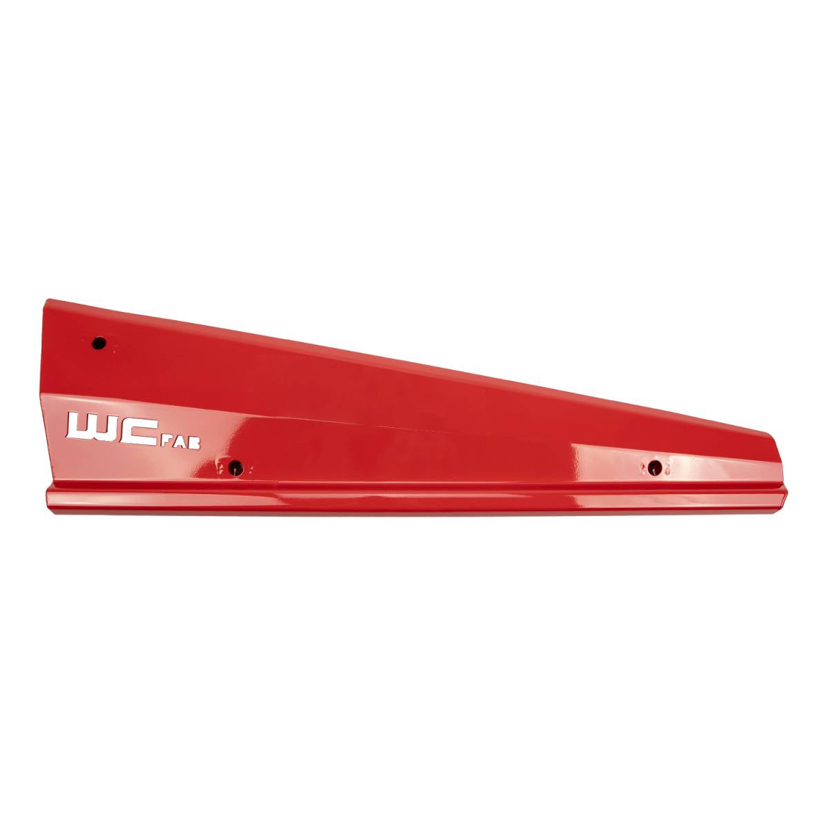 Wehrli 19-23 Polaris RZR XP/S 1000 2 Seat Rock Sliders - Indy Red - WCF102104-RIR - angle view