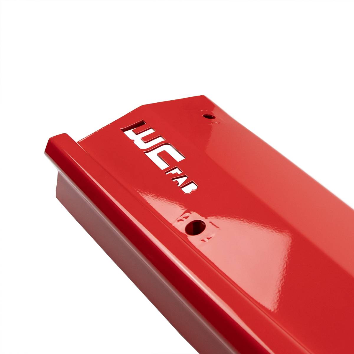 Wehrli 19-23 Polaris RZR XP/S 1000 2 Seat Rock Sliders - Indy Red - WCF102104-RIR - detail view