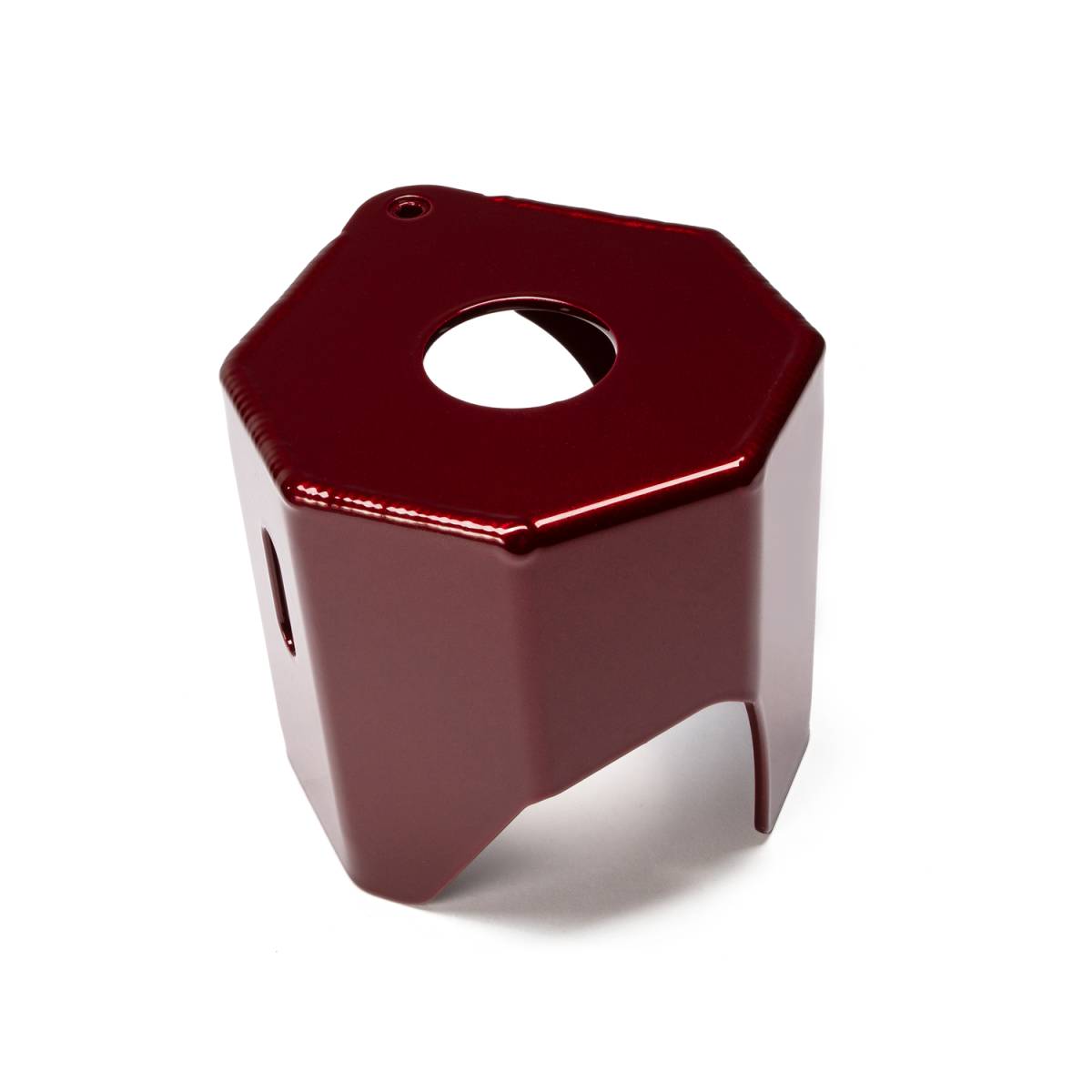 Wehrli 17-26 Ford Power Stroke 6.7L Power Steering Reservoir Cover - Illusion Blueberry - WCF100468-IBB - side view