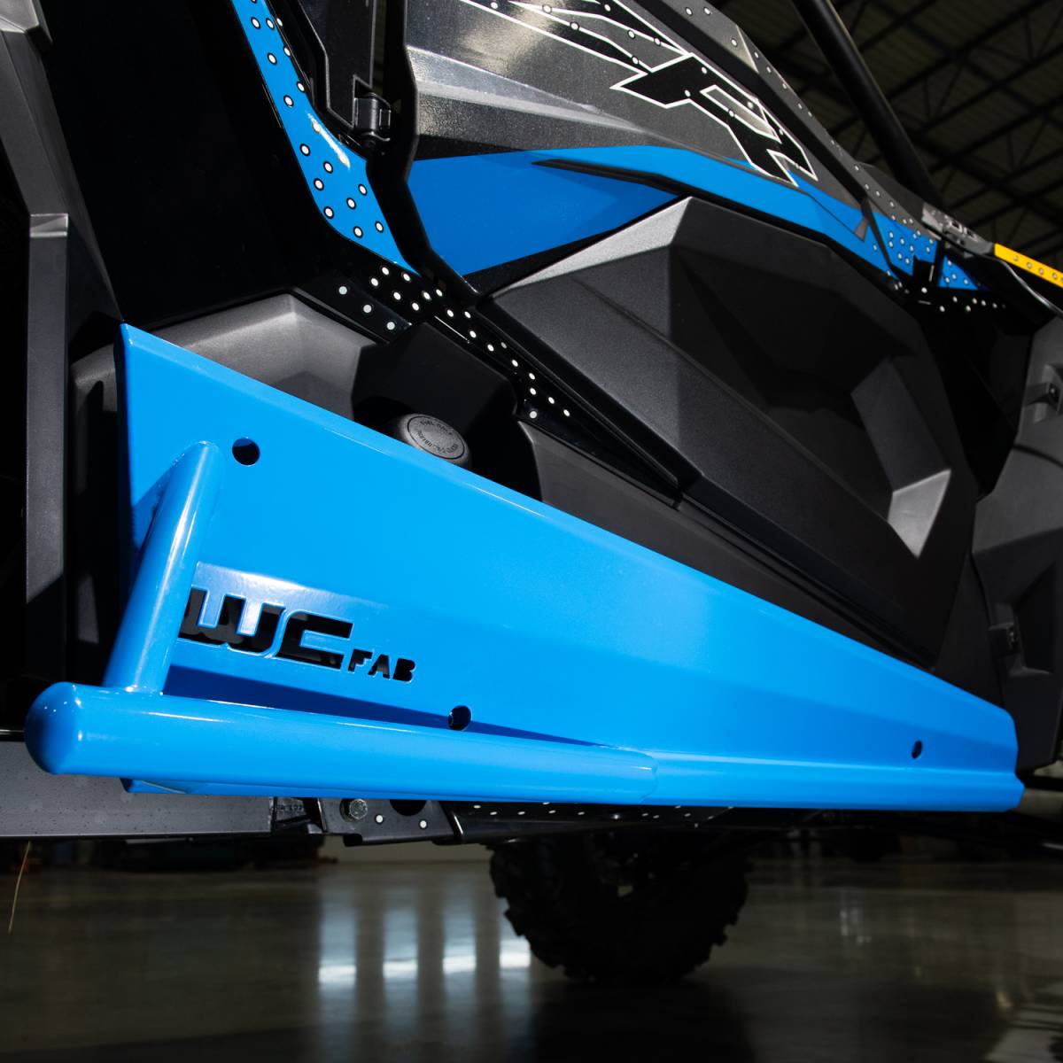 Wehrli 19-23 Polaris RZR XP/S 1000 2 Seat Tree Kickers - Velocity Blue - WCF102101-RVB - side view