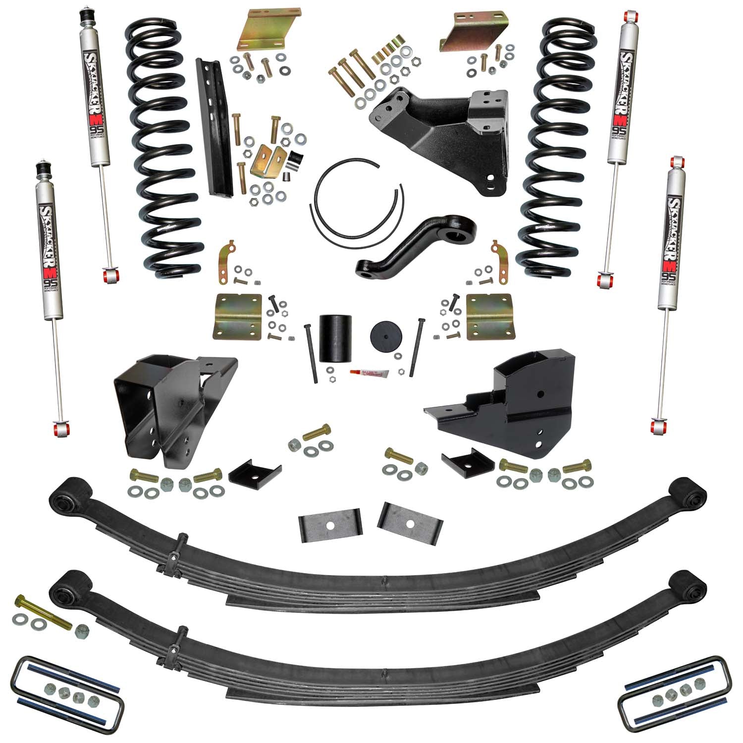 Skyjacker 6 In. Suspension Lift Kit w/ M95 Monotube Shocks - F23651KS-M