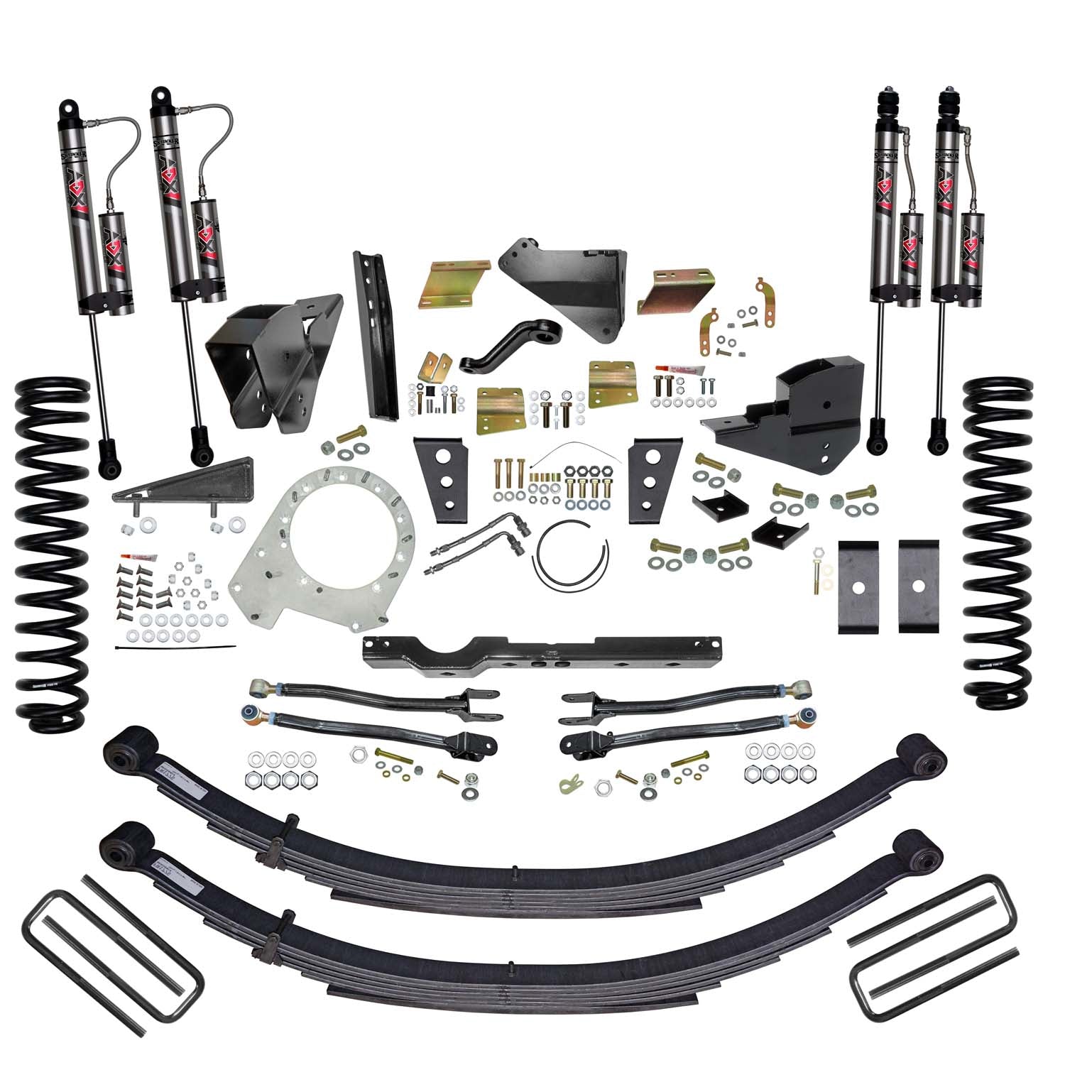 Skyjacker 8-8.5 in. Component Box With Track Bar Bracket - F23852