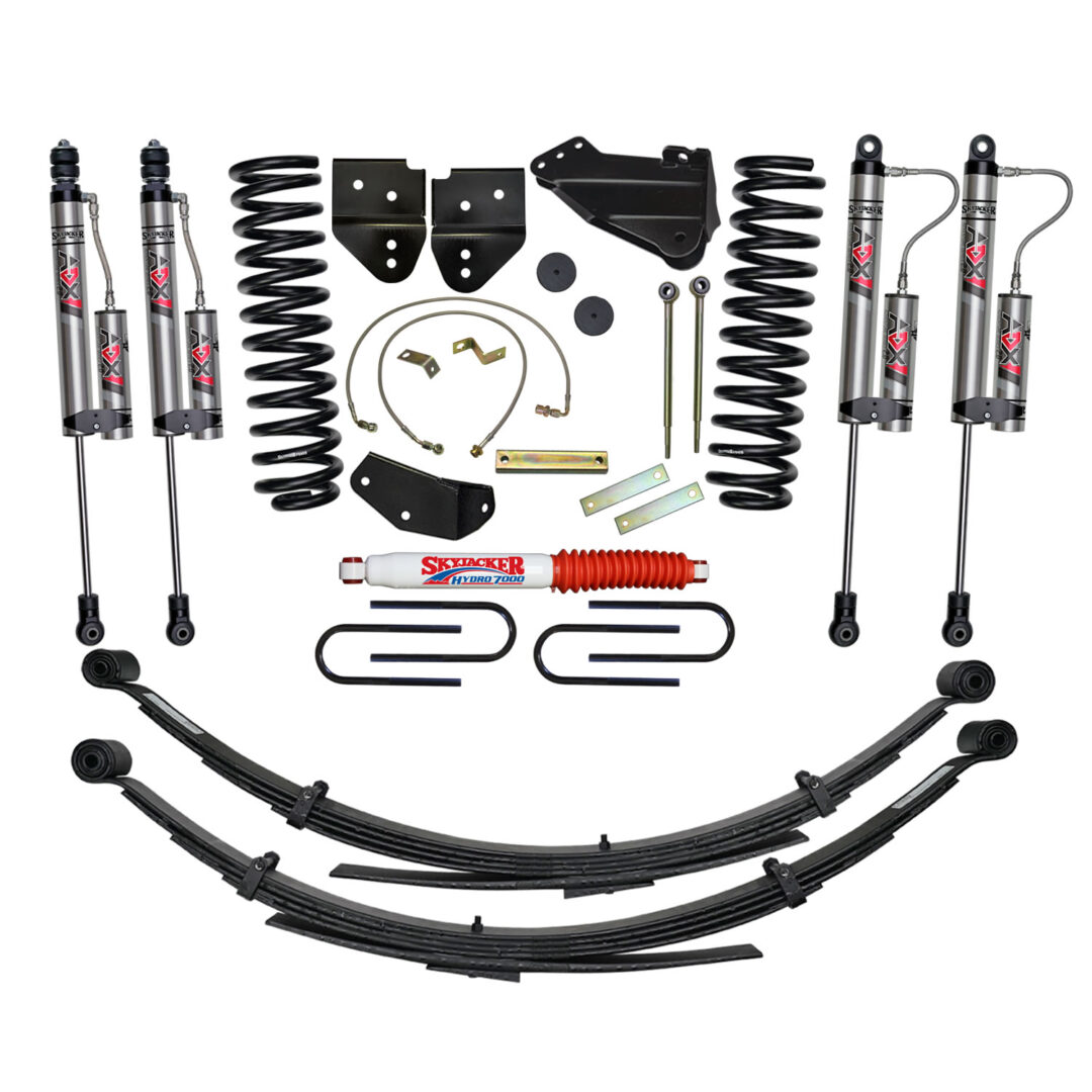 Skyjacker 05-07 Ford F-350 4 In Suspension Lift Kit With Adx M2.0 Aluminum Monotube Shocks