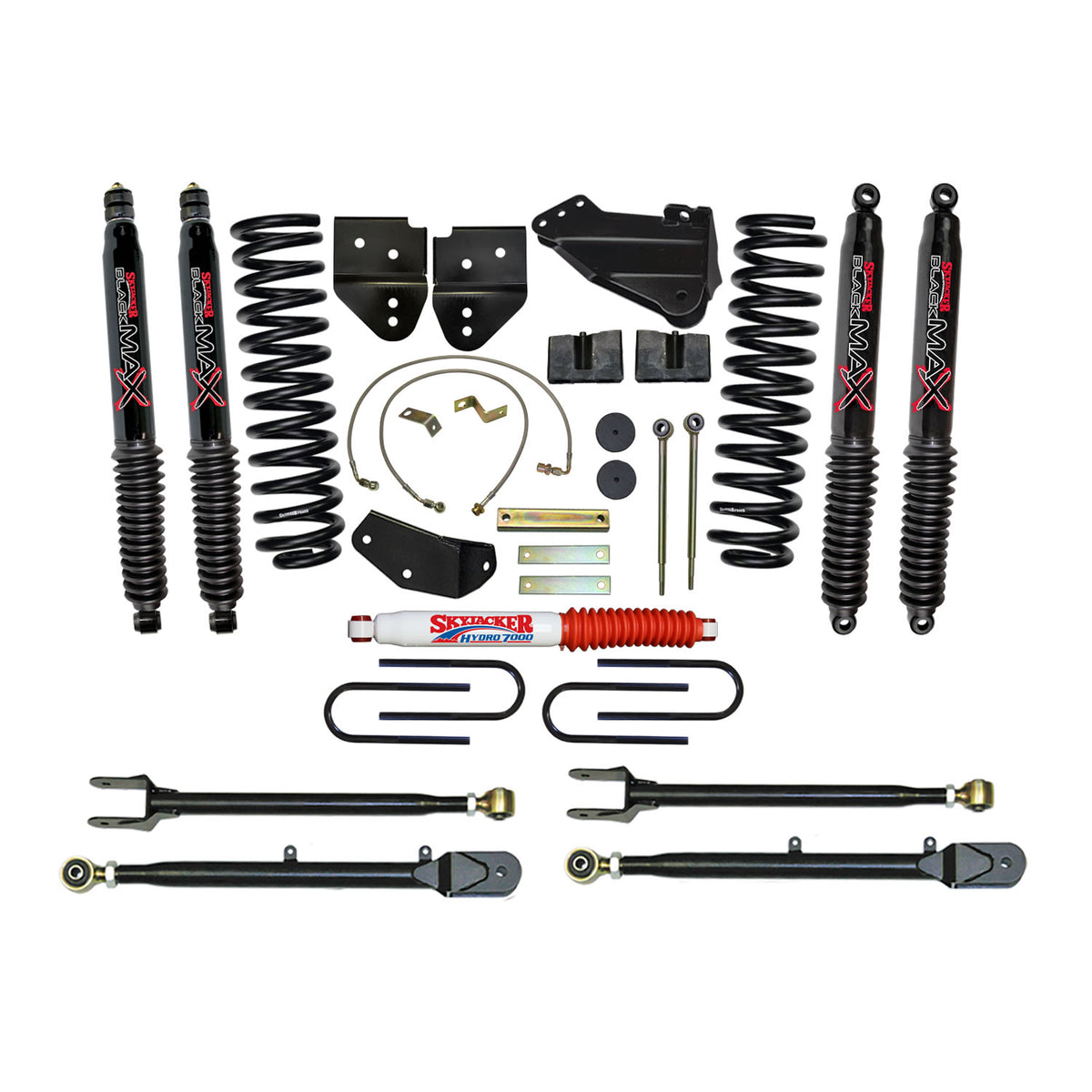 Skyjacker 4"KIT,05-07F250,GAS,4LK,BLK - F54024K-B
