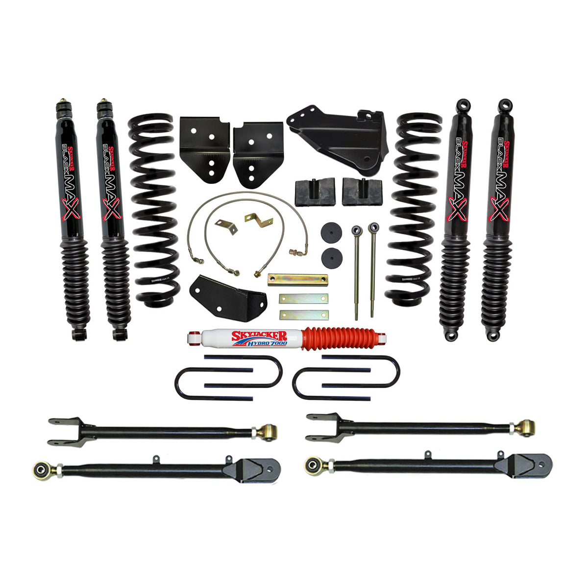 Skyjacker 4"KT,05-07F250,DIES,4LK,BLK - F54524K-B