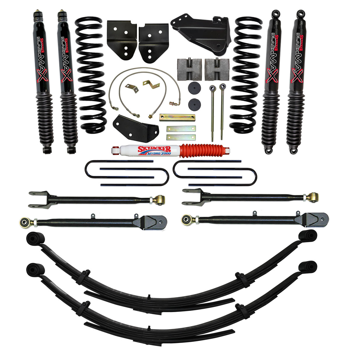 Skyjacker 6"KIT,05-07F250,GAS,4LK,BLK - F56024K-B
