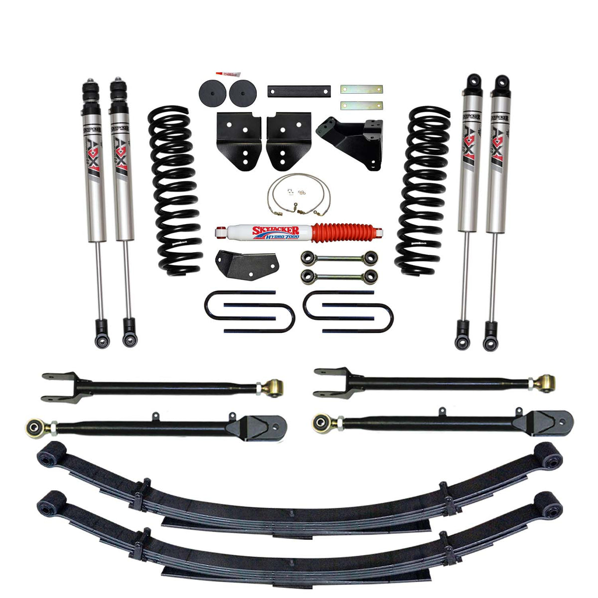 Skyjacker 08-10 Ford F-350 4 In Suspension Lift Kit With Adx M2.0 Aluminum Monotube Shocks - F84024KSH-XM