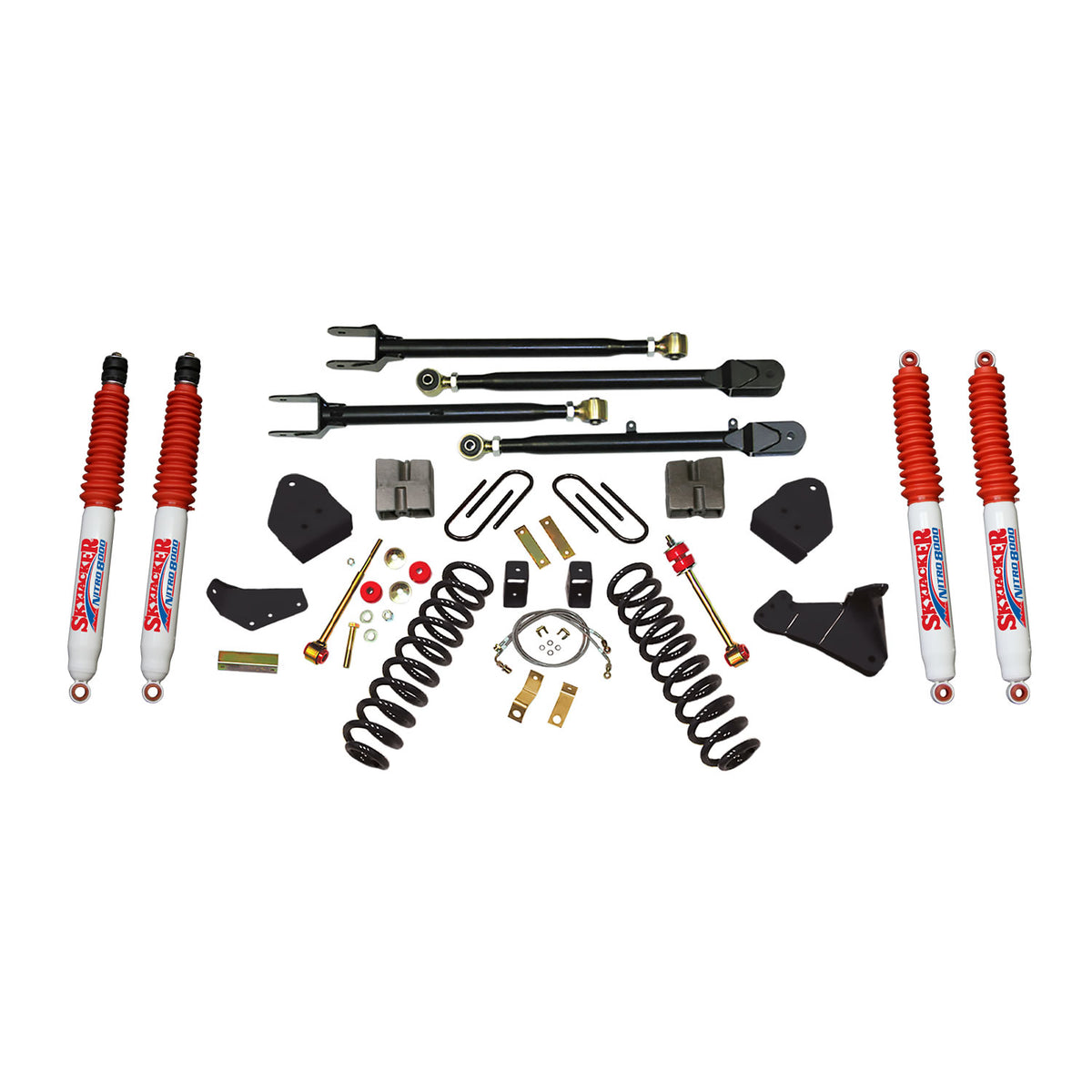 Skyjacker 6"KT,08-10F350HD,GAS,4NITRO - F86024KH-N