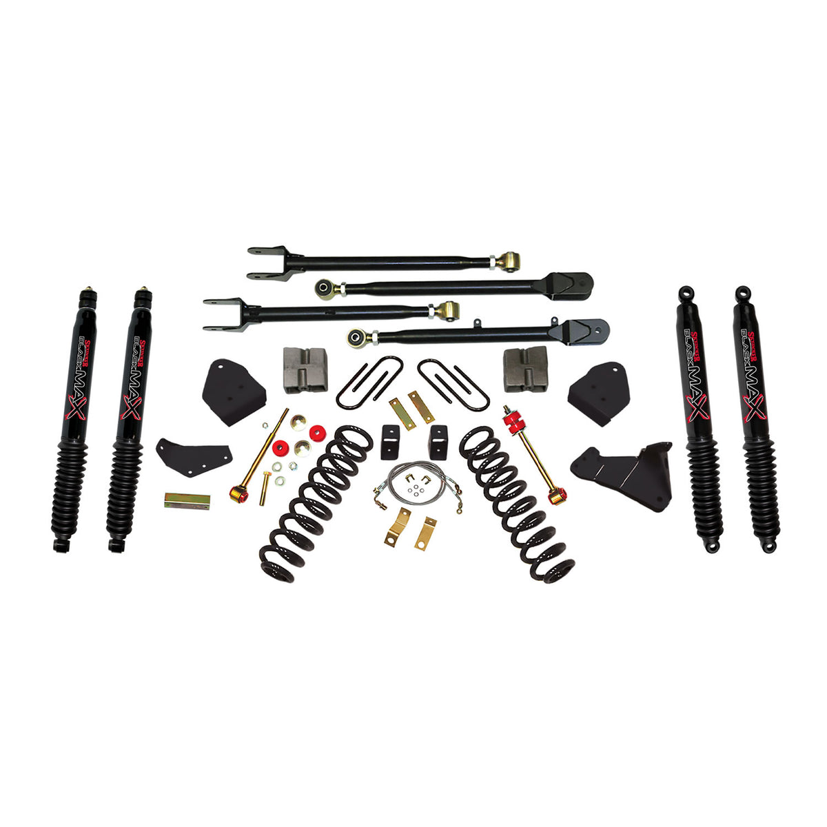 Skyjacker 6"KIT,08F250DSL,4LKS,BLK MA - F86524K-B