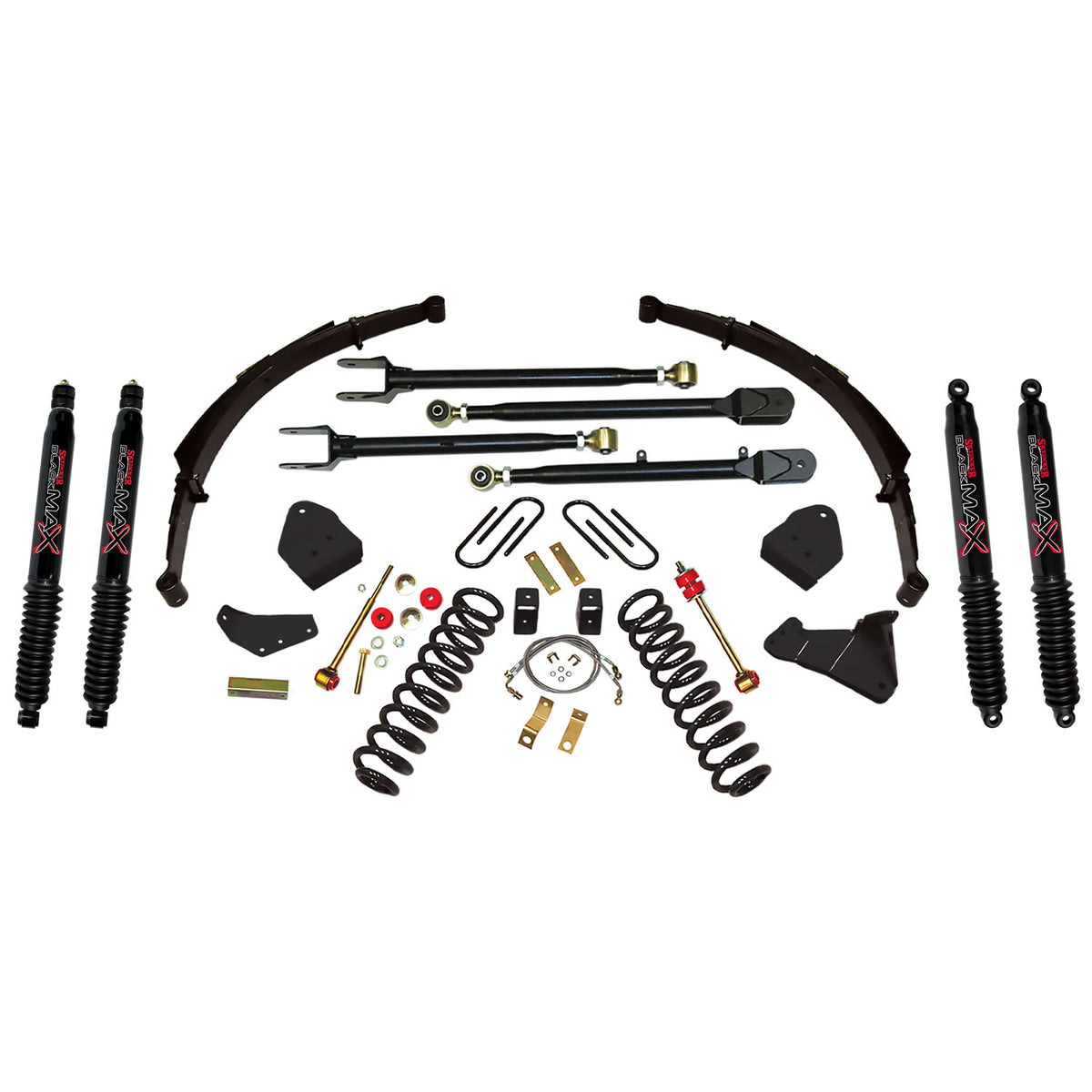 Skyjacker 6"SYS,08-10F350,HD,DSL,4BLK - F86524KSH-B