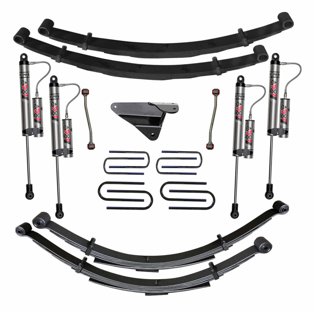 Skyjacker 99 Ford F-250 4 In Suspension Lift Kit With Adx M2.0 Aluminum Monotube Shocks - F9453MK-XM