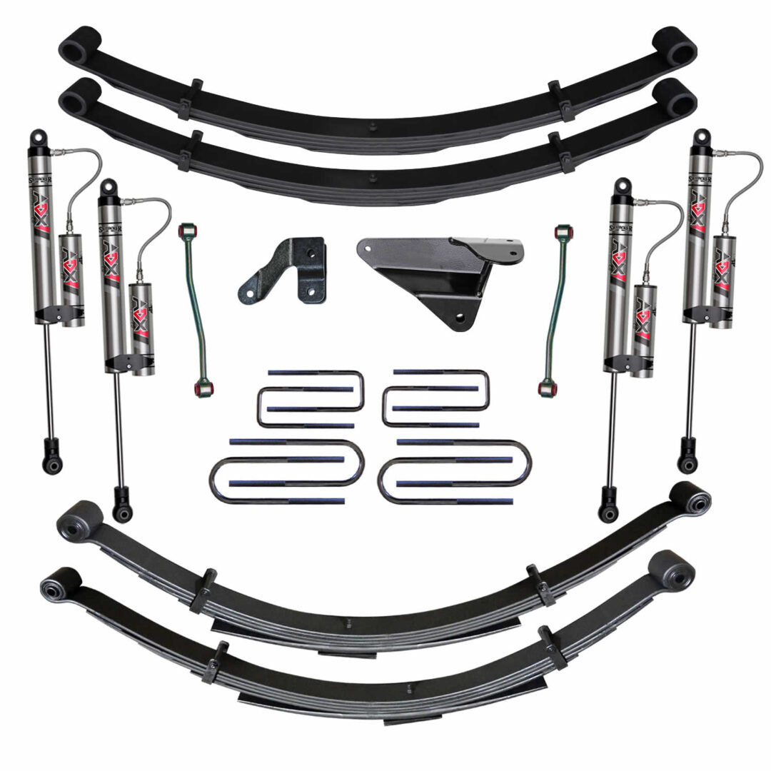 Skyjacker 99 Ford F-250 6 In Suspension Lift Kit With Adx M2.0 Aluminum Monotube Shocks