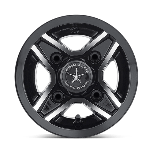 Fairway Alloys - Divot UTV 8X7 Mach Gloss Black 00MM