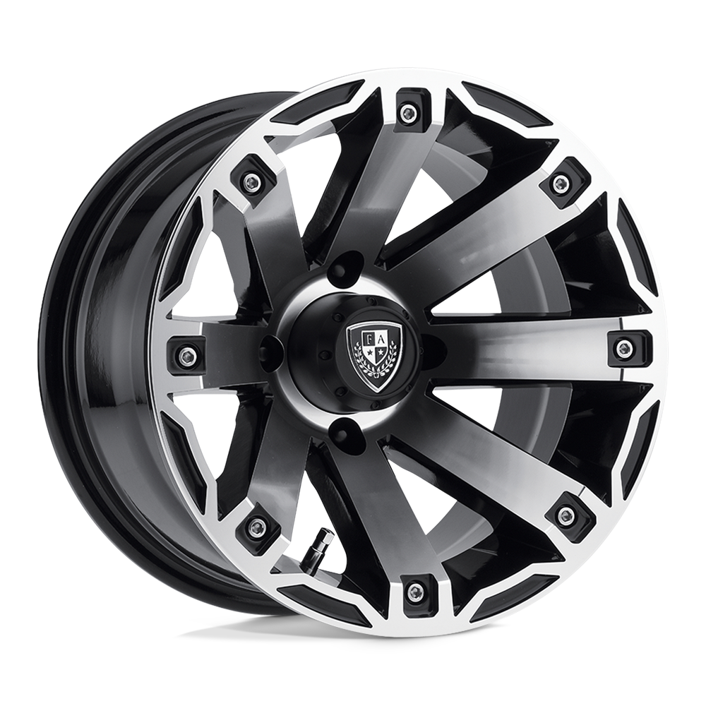 Fairway Alloys - Rage UTV 12X7 4X4.0 Mach G-blk -47MM