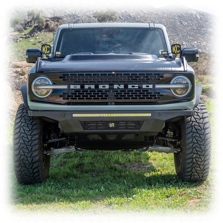 Turn Offroad 2021+ Ford Bronco Hyperlyte Front Bumper & Skid Plate - FB3-M1 for 2021-2026 Ford Bronco - alternate view