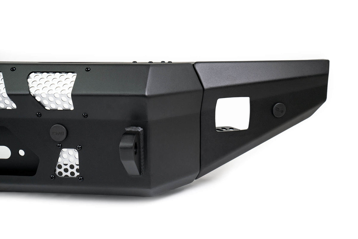 DV8 Offroad 21-25 Ford Bronco Front Bumper Winch Capable w/ Optional Bull Bar/Aux Light Opening - FBBR-01