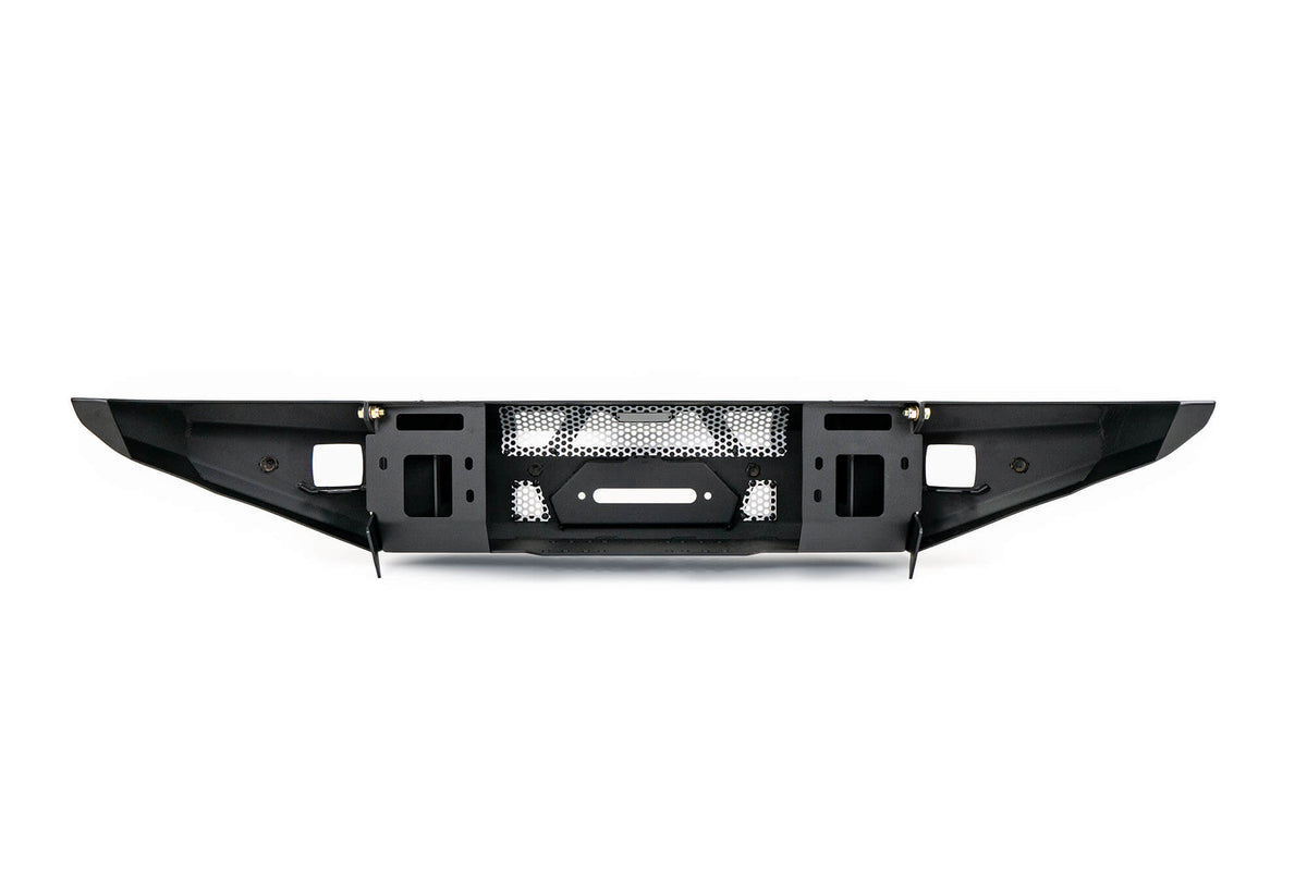DV8 Offroad 21-25 Ford Bronco Front Bumper Winch Capable w/ Optional Bull Bar/Aux Light Opening - FBBR-01