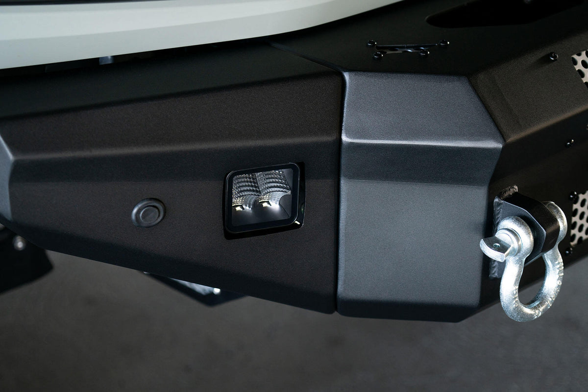 DV8 Offroad 21-25 Ford Bronco Front Bumper Winch Capable w/ Optional Bull Bar/Aux Light Opening - FBBR-01