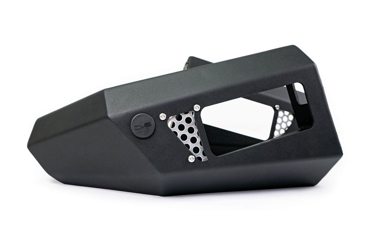DV8 Offroad 21-25 Ford Bronco Bumper- Accommodates 20in Dual Row Light Bar & (4) 3in Pod Light Mount - FBBR-03