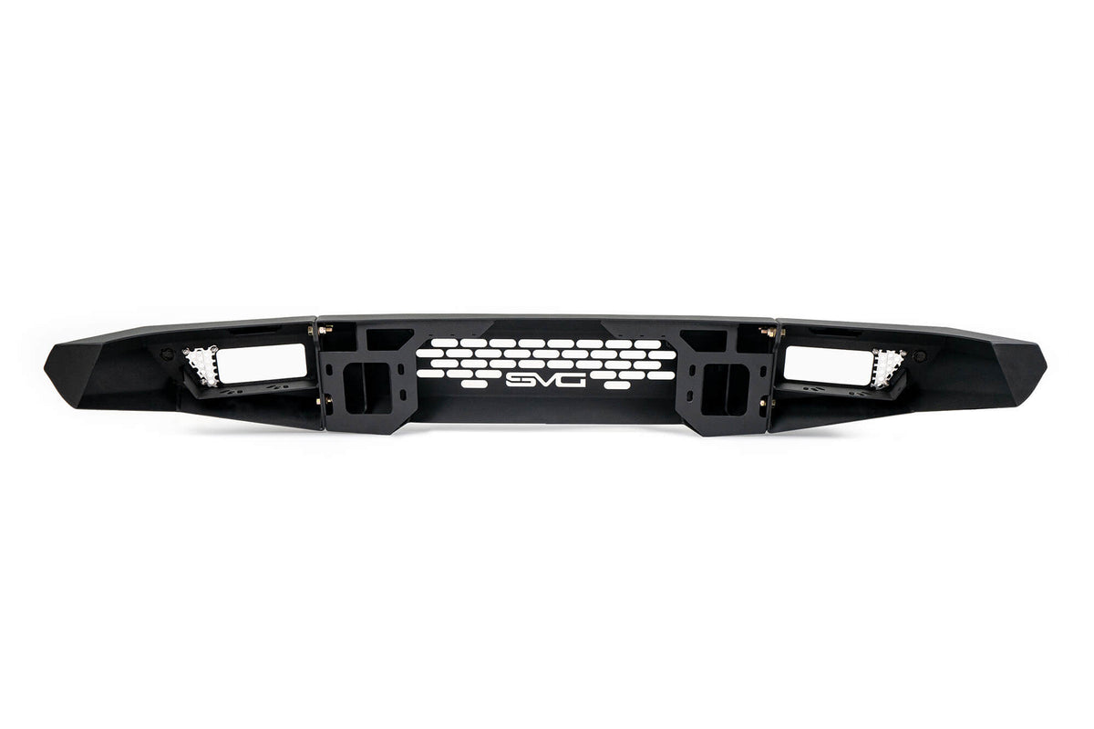 DV8 Offroad 21-25 Ford Bronco Bumper- Accommodates 20in Dual Row Light Bar & (4) 3in Pod Light Mount - FBBR-03