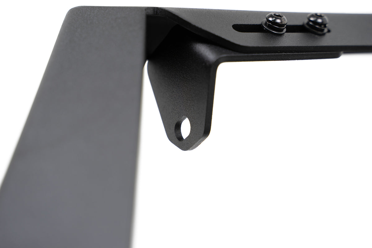 DV8 Offroad - FS-25 Stubby Front Bumper with Plated Bull Bar - FBJL-06