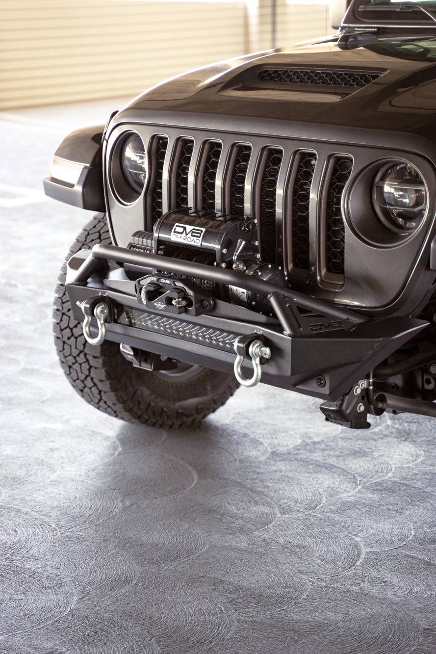 DV8 Offroad - Jeep Wrangler JK/JL & Gladiator JT FS-1 Series Stubby Front Bumper - FBJL-11