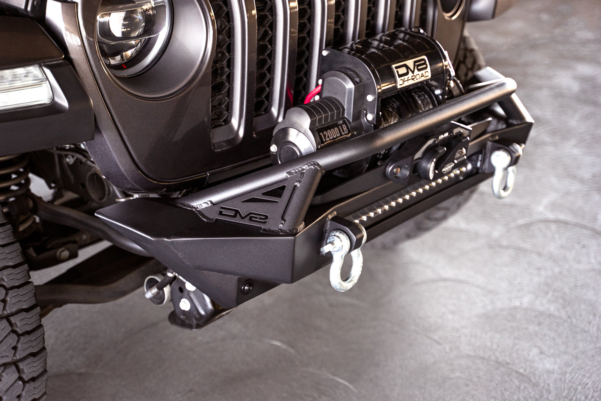 DV8 Offroad - Jeep Wrangler JK/JL & Gladiator JT FS-1 Series Stubby Front Bumper - FBJL-11