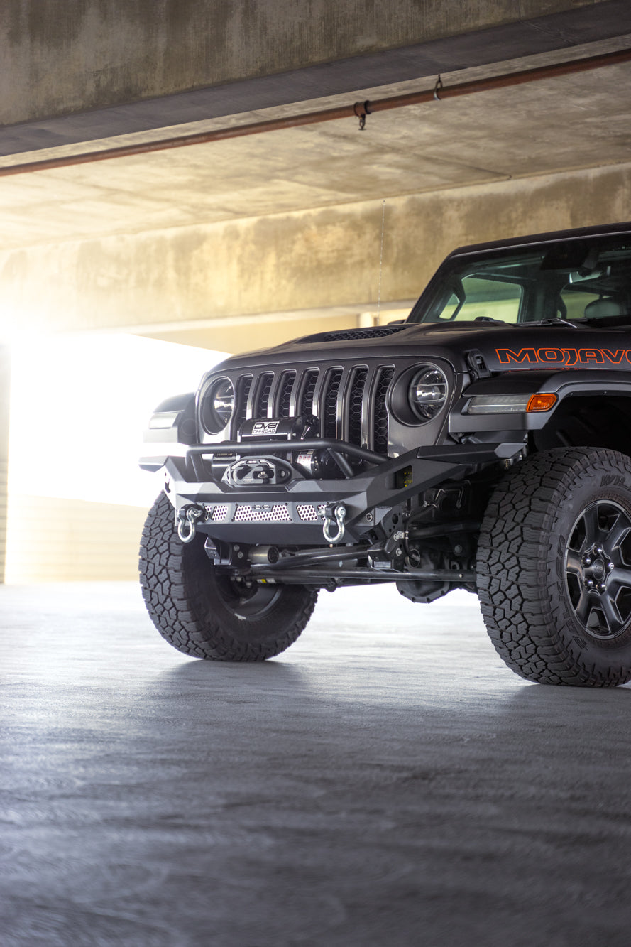 DV8 Offroad - Jeep Wrangler JK/JL & Gladiator JT MTO Series Front Bumper - FBJL-12