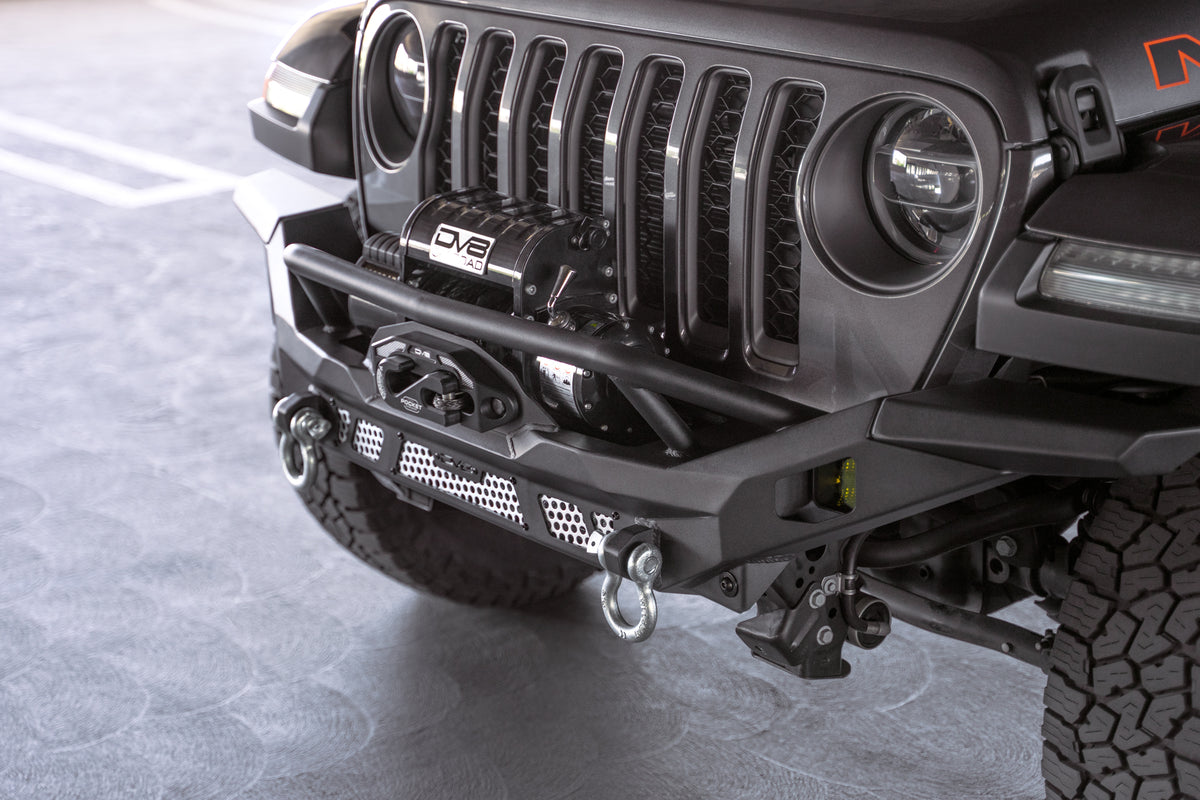 DV8 Offroad - Jeep Wrangler JK/JL & Gladiator JT MTO Series Front Bumper - FBJL-12