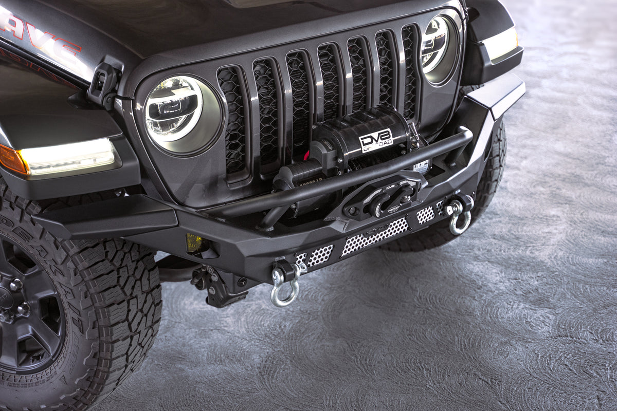DV8 Offroad - Jeep Wrangler JK/JL & Gladiator JT MTO Series Front Bumper - FBJL-12