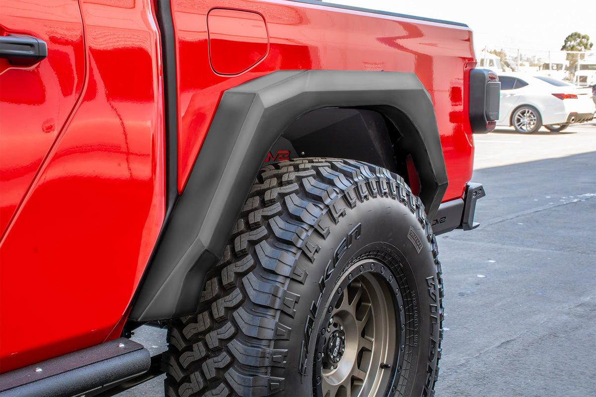 DV8 Offroad - Fender Flares; Armor; Front & Rear - FDGL-02