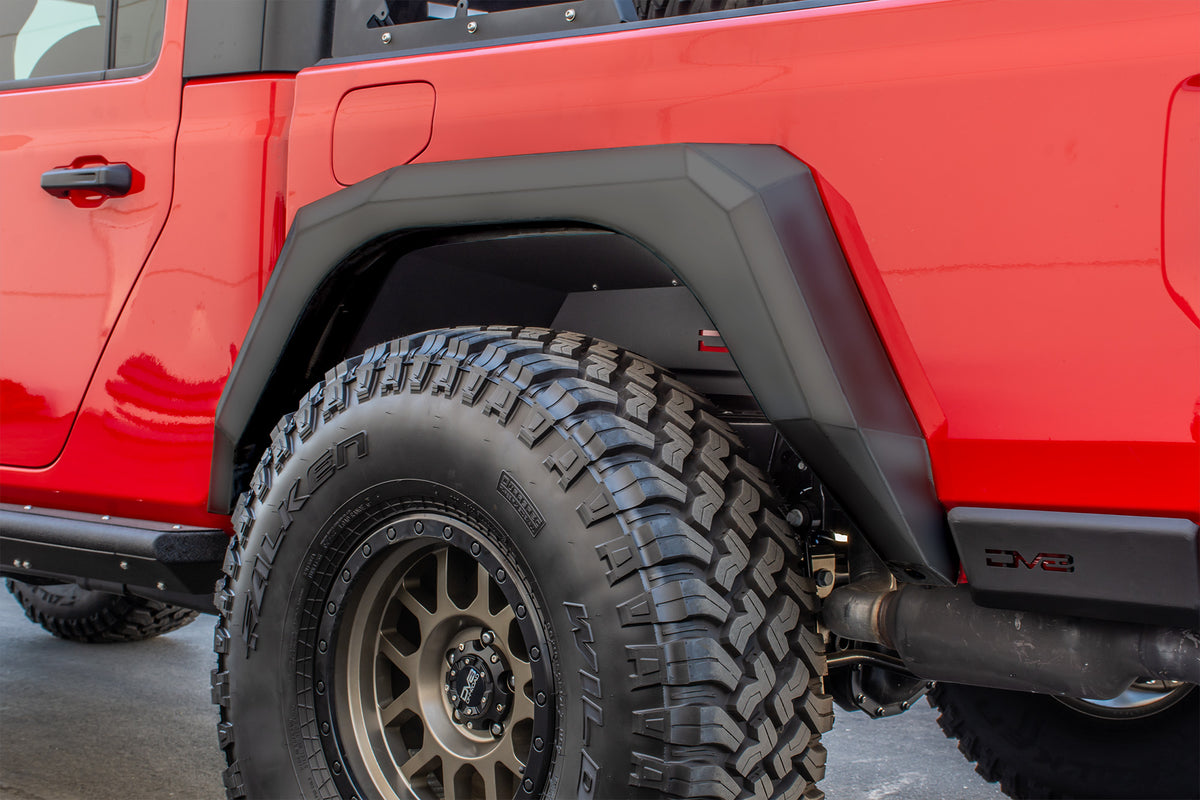 DV8 Offroad - Fender Flares; Armor; Front & Rear - FDGL-02