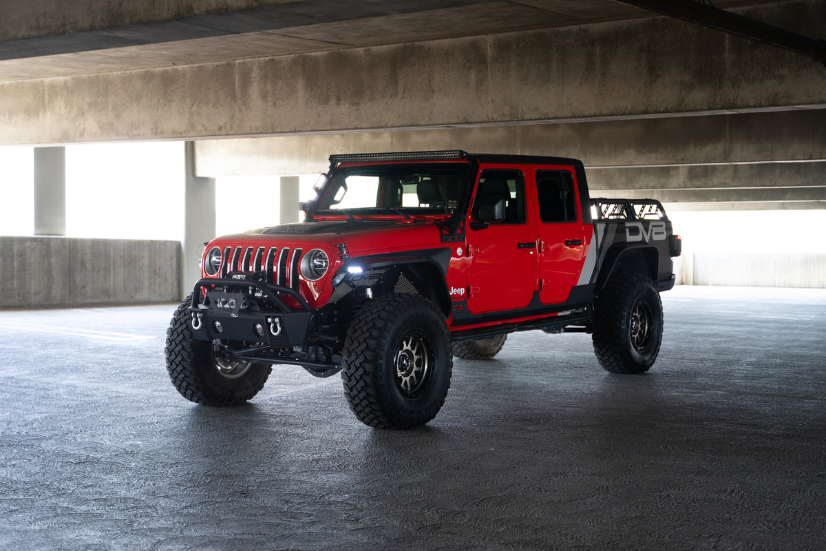DV8 Offroad - Jeep Gladiator JT Slim Fender Flares - FDGL-07