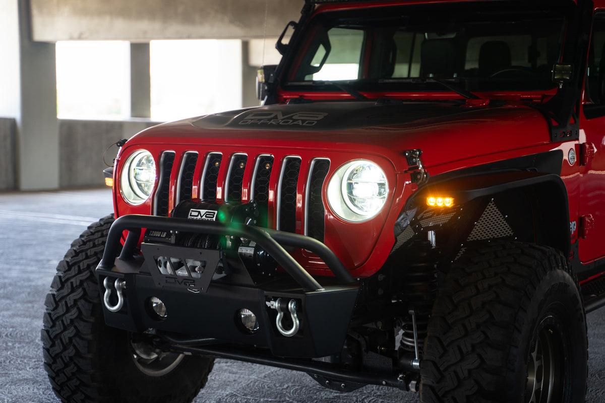 DV8 Offroad - Jeep Gladiator JT Slim Fender Flares - FDGL-07