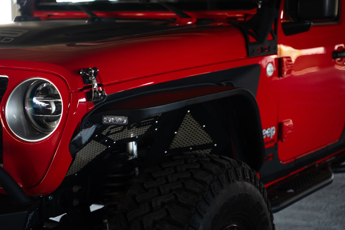 DV8 Offroad - Jeep Gladiator JT Slim Fender Flares - FDGL-07