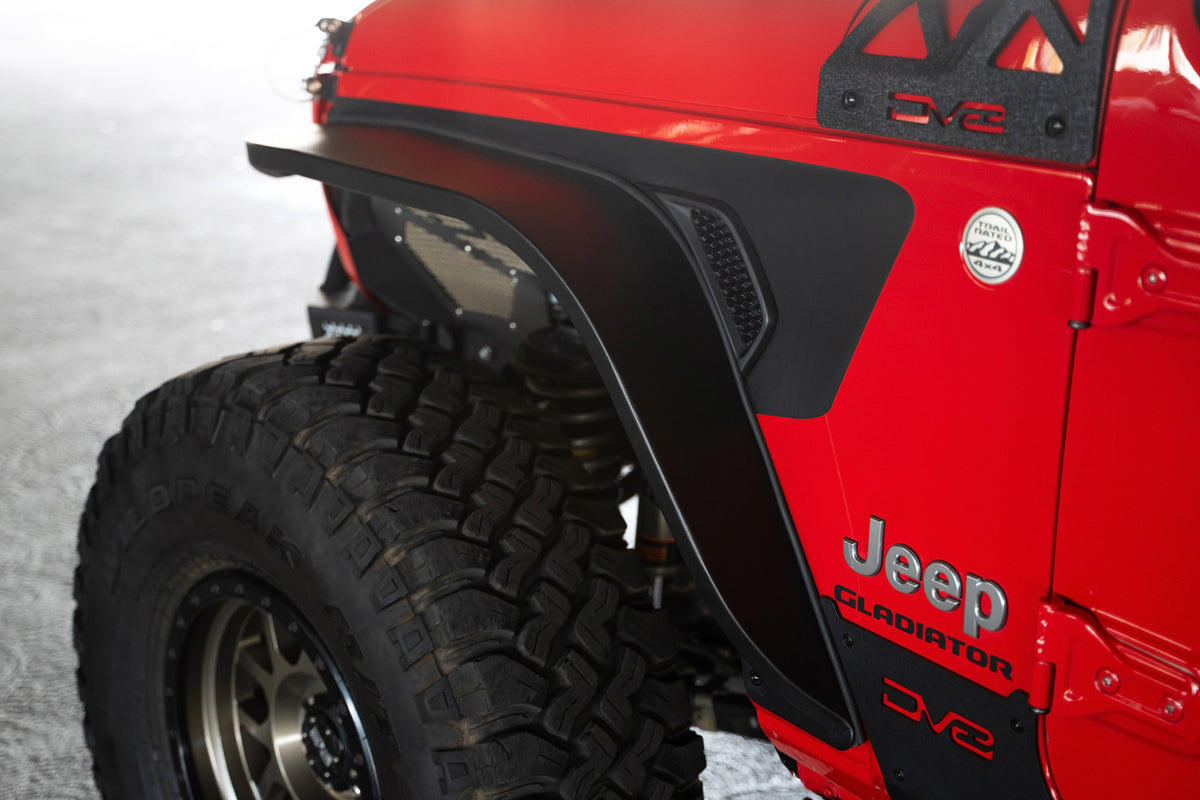 DV8 Offroad - Jeep Gladiator JT Slim Fender Flares - FDGL-07