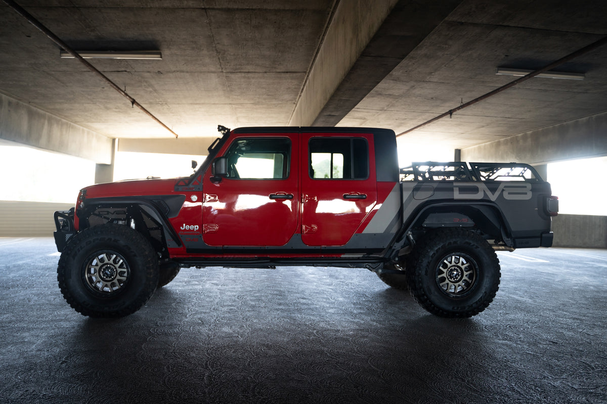 DV8 Offroad - Jeep Gladiator JT Slim Fender Flares - FDGL-07