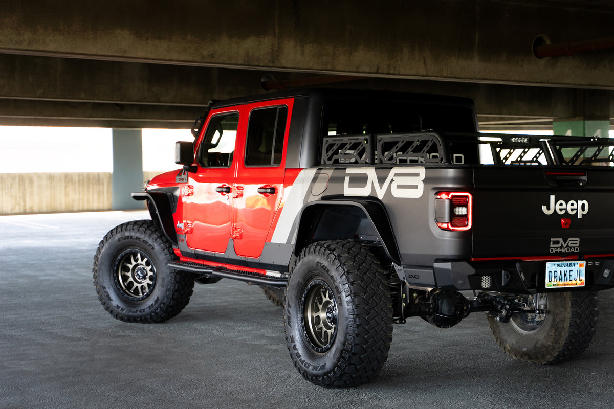 DV8 Offroad - Jeep Gladiator JT Slim Fender Flares - FDGL-07