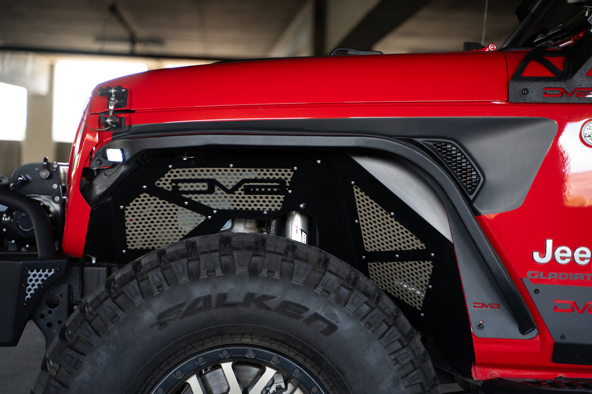 DV8 Offroad - Jeep Gladiator JT Slim Fender Flares - FDGL-07