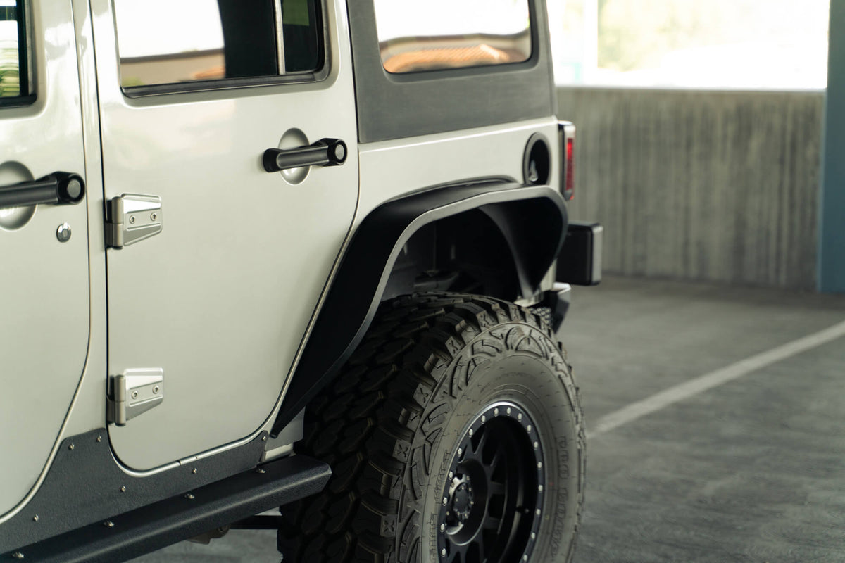 DV8 Offroad - Jeep Wrangler JK Slim Fender Flares - FDJK-07