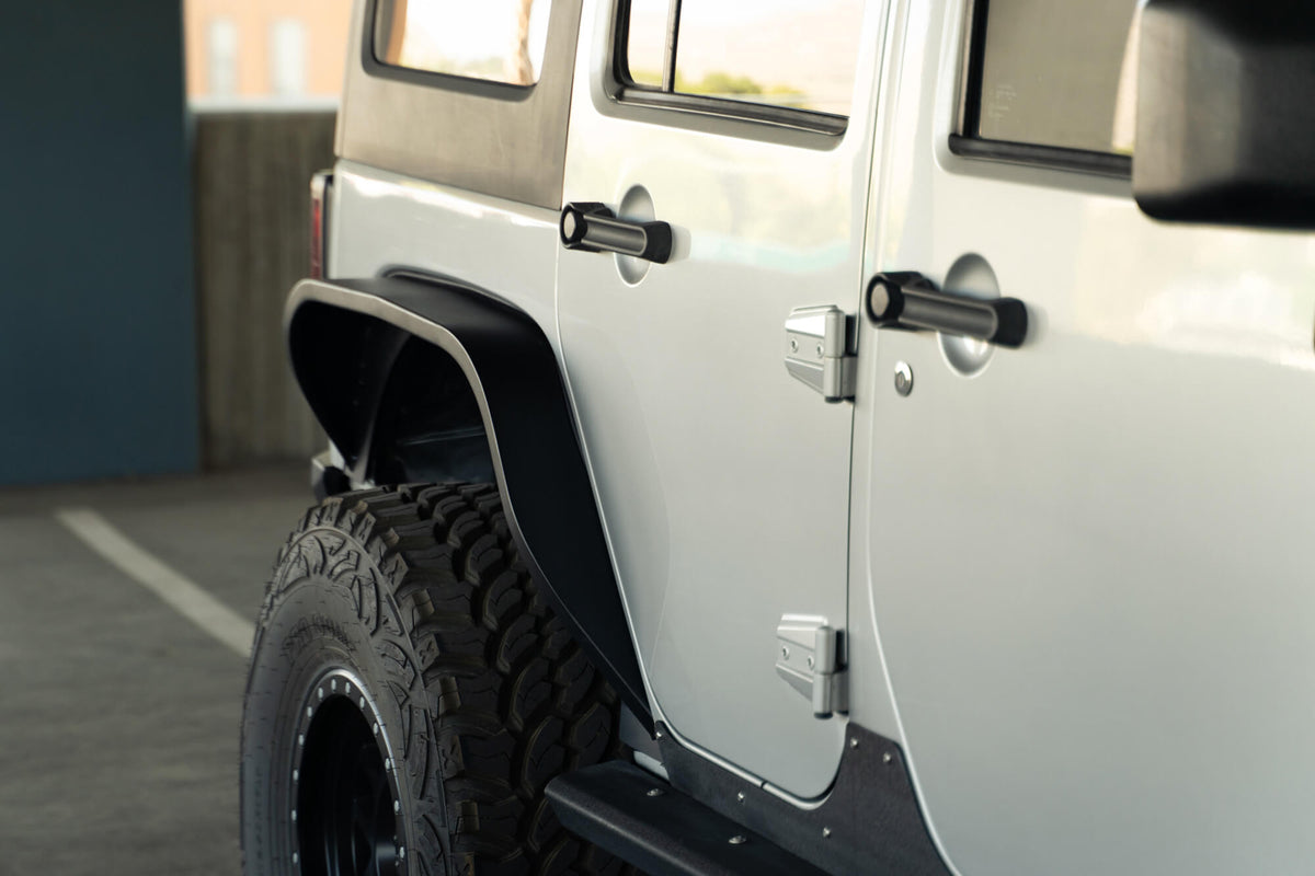 DV8 Offroad - Jeep Wrangler JK Slim Fender Flares - FDJK-07