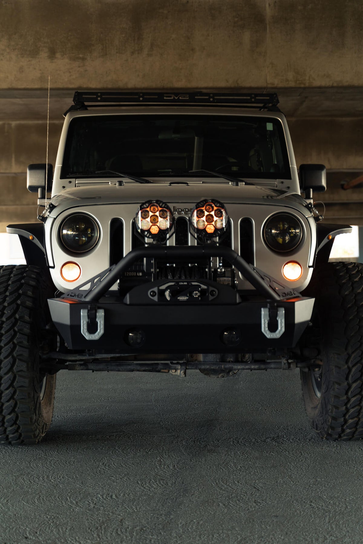 DV8 Offroad - Jeep Wrangler JK Slim Fender Flares - FDJK-07