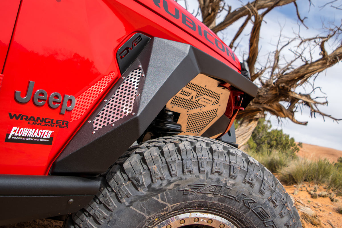 DV8 Offroad - Fender Flares; Armor; Front & Rear - FDJL-01