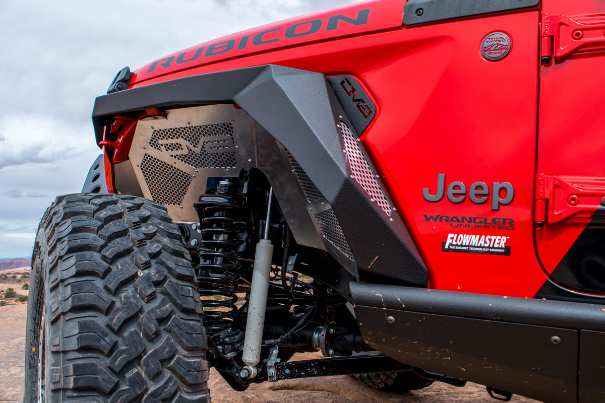 DV8 Offroad - Fender Flares; Armor; Front & Rear - FDJL-01