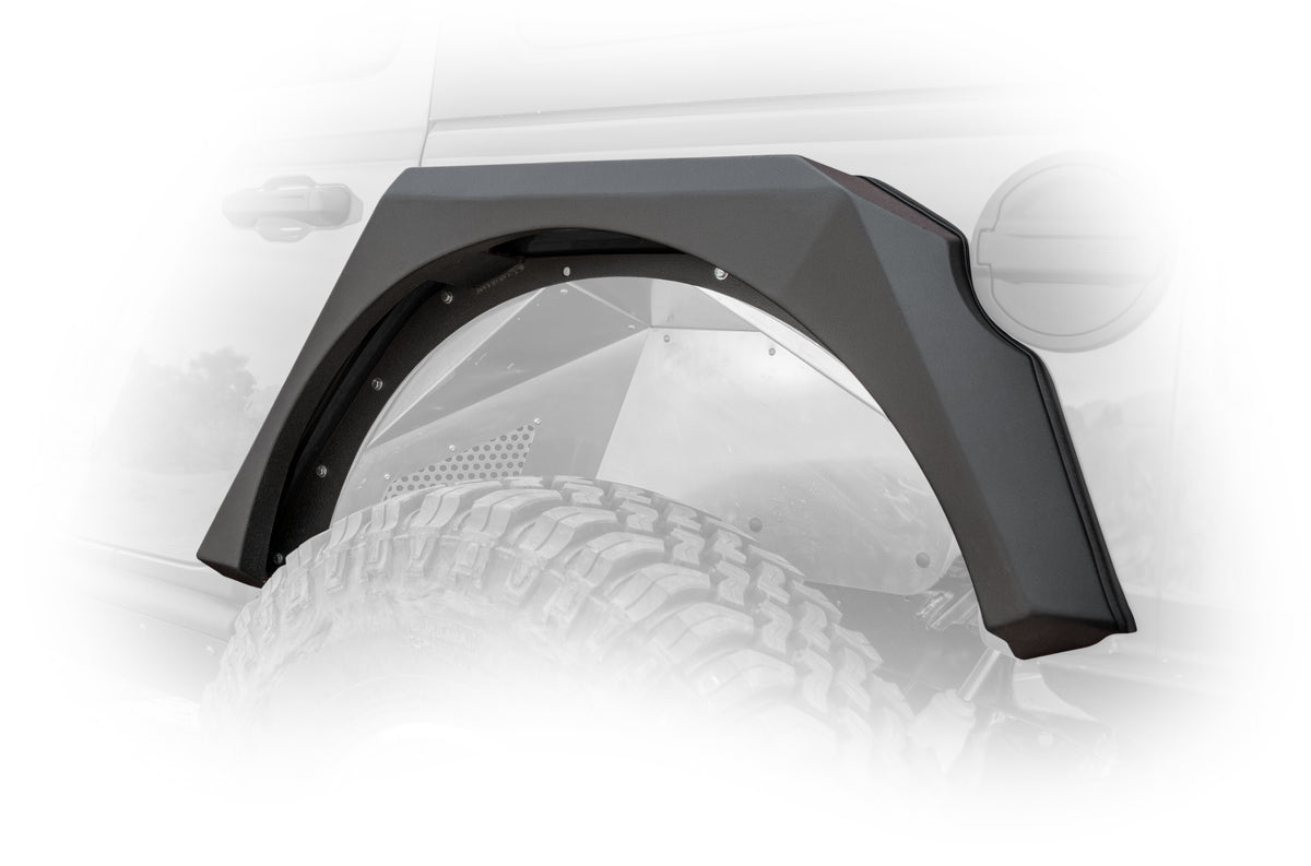 DV8 Offroad - Fender Flares; Armor; Front & Rear - FDJL-01