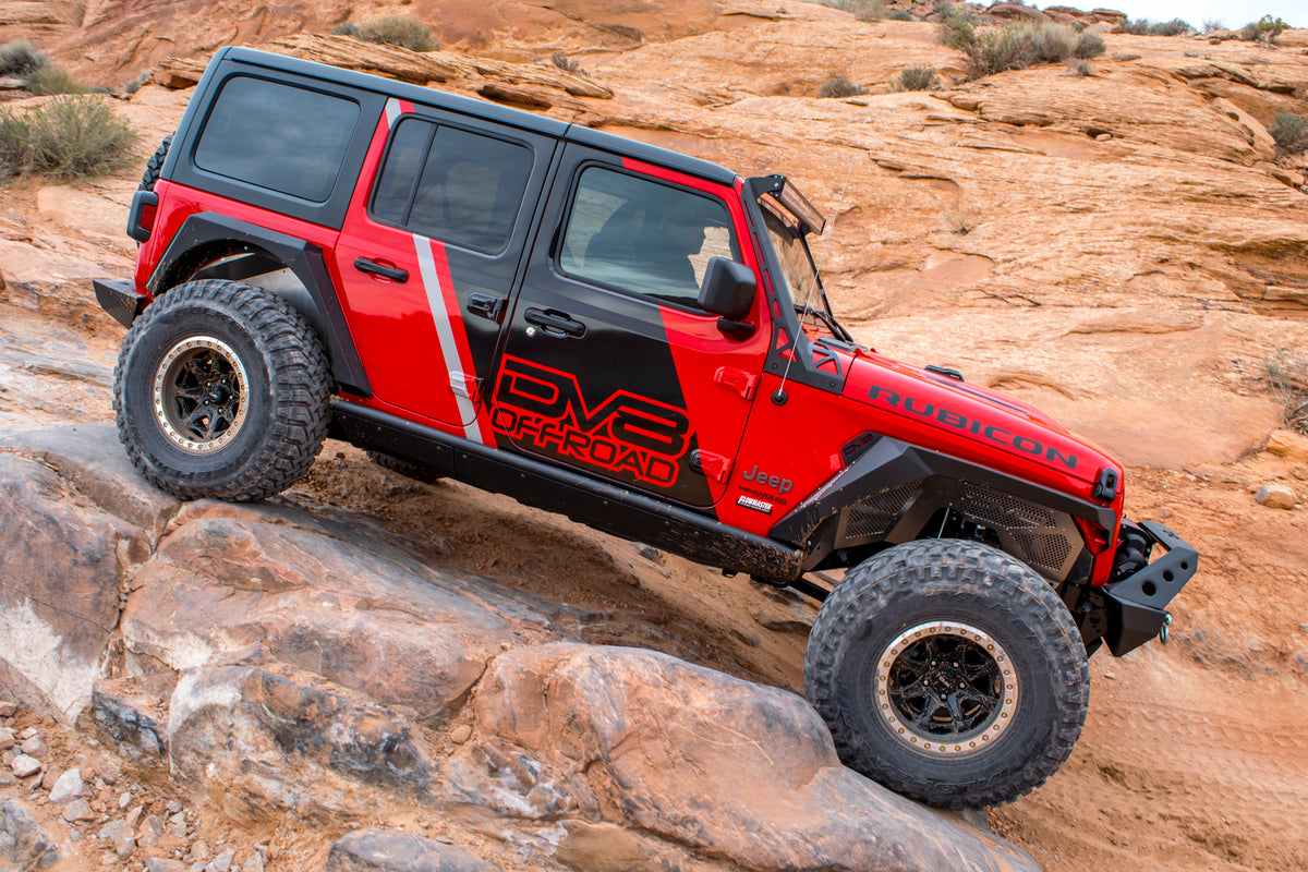 DV8 Offroad - Fender Flares; Armor; Front & Rear - FDJL-01