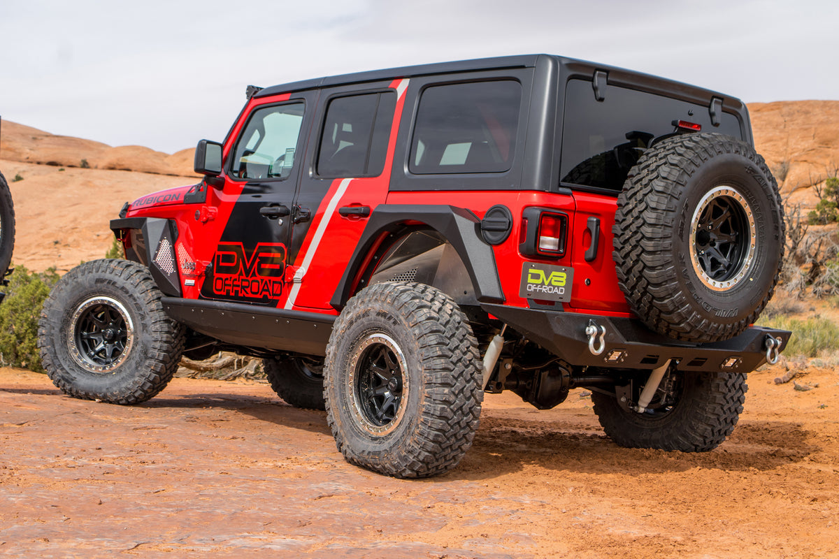 DV8 Offroad - Fender Flares; Armor; Front & Rear - FDJL-01
