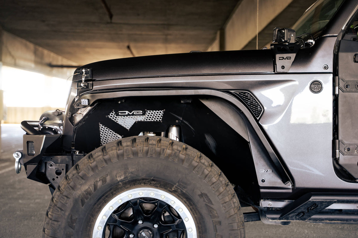 DV8 Offroad - Jeep Wrangler JL Slim Fender Flares - FDJL-07