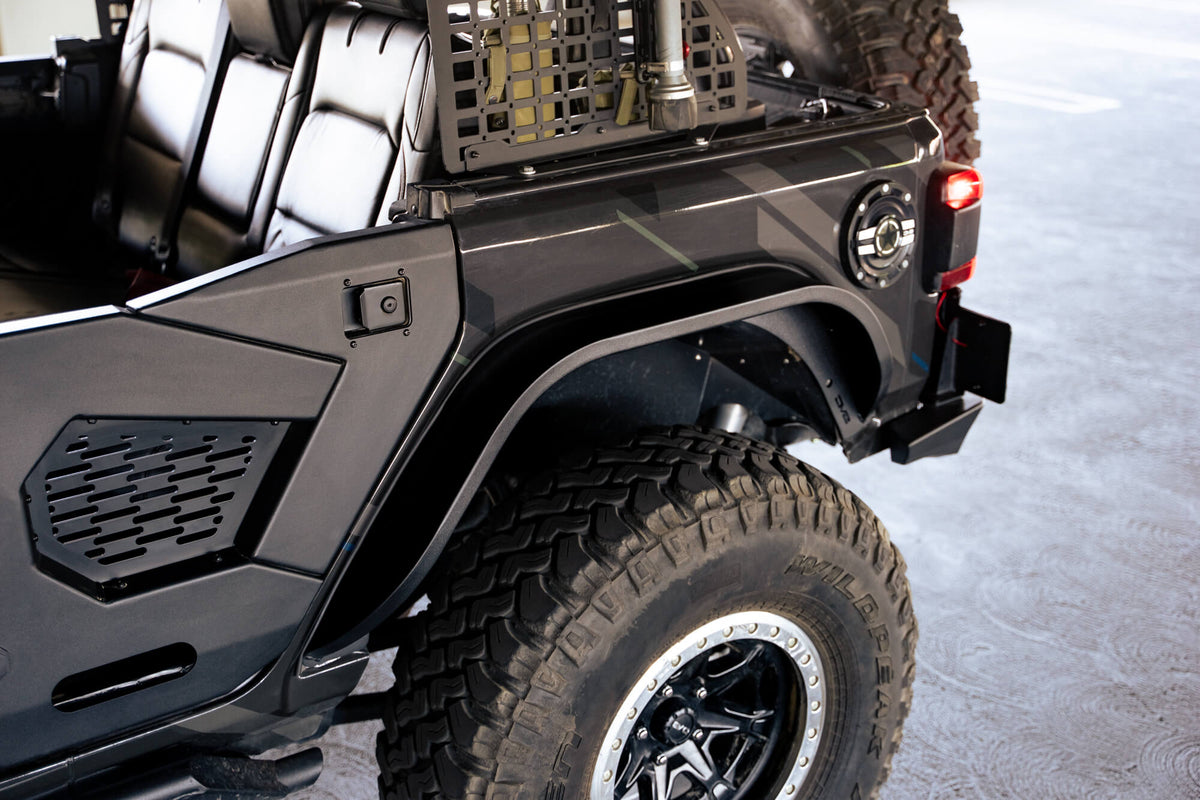 DV8 Offroad - Jeep Wrangler JL Slim Fender Flares - FDJL-07