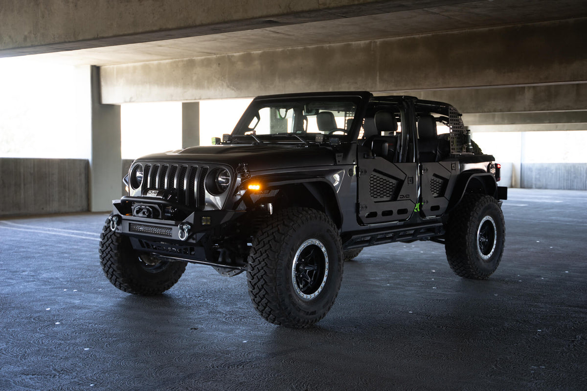 DV8 Offroad - Jeep Wrangler JL Slim Fender Flares - FDJL-07